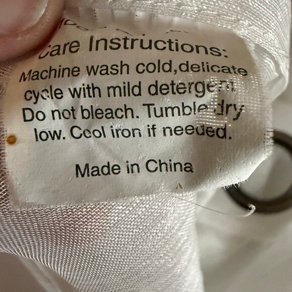 Set of 3 White Sheer Grommet Curtain Panels 52” x 84” Lightweight & Elegant - Picture 5 of 5